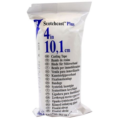 Бинт Scotchcast plus (Скотчкаст плюс) бесцветный жесткий ...