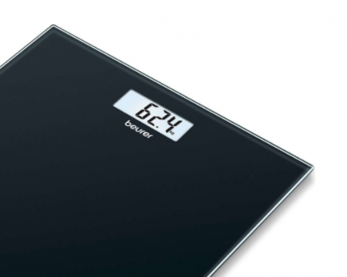 Весы напольные Beurer GS10 Black для контроля массы тела с нагрузкой до 180кг из высокопрочного стекла