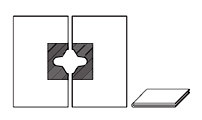 Простыни с отверстием изменяемого диаметра Protect Fenestrated Drapes self-adhesive 2-parts, 75х90см, 40шт, 277510