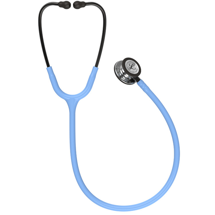 Стетоскоп Littmann Classic III для физикального обследования с двусторонней настраиваемой диафрагмой, трубка голубая, длина 69см, 5959