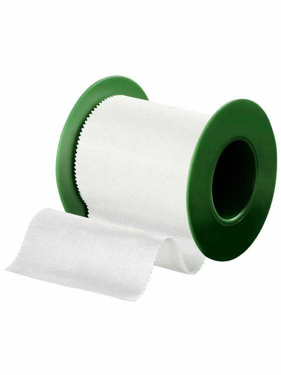 Пластырь Омнисилк (Omnisilk) фиксирующий из искусственного шёлка для повязок,с еврохолдером, белый размером 2.5см х 9.2м, 900419