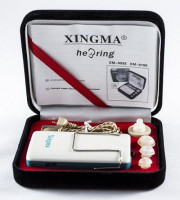 Слуховой аппарат Xingma XM-999 карманный с регулировкой усилителя звука и микрофоном для улучшения разборчивости речи