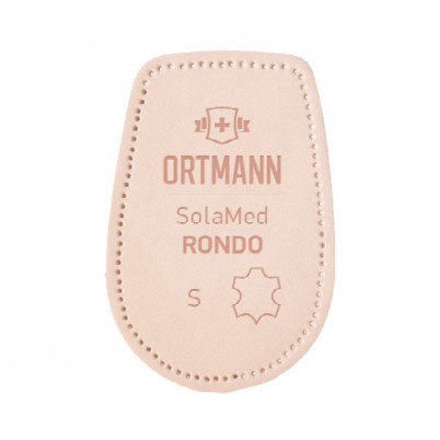 Подпяточники компенсирующие Ortmann solamed rondo дышащие, впитывают влагу, натуральная кожа, DC0151