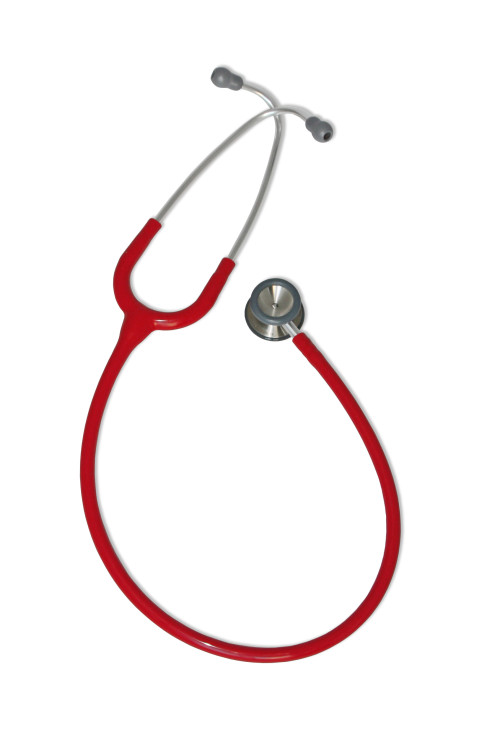 Стетоскоп Littmann Classic II Pediatric двухсторонний, красная трубка 71см, диафрагма 2,9см, колокол 2,5см, 2113R