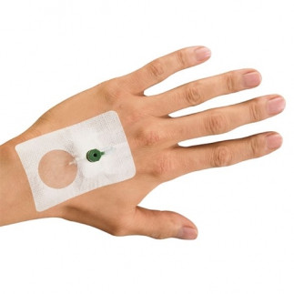 Пластырь Curafix® i.v. Control для фиксации канюль и катетеров, стерильный,размер 6 см х 7,5 см., 50шт, 33697