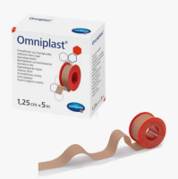 Пластырь Омнипласт (Omniplast) фиксирующий из текстильной ткани, без еврохолдера 1,.25см х 5м, 900440