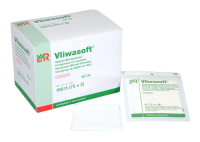 Салфетки Vliwasoft (Фливасофт) стерильная впитывающие 4-х слойная из нетканого материала, 5х5см, 150шт, 12076