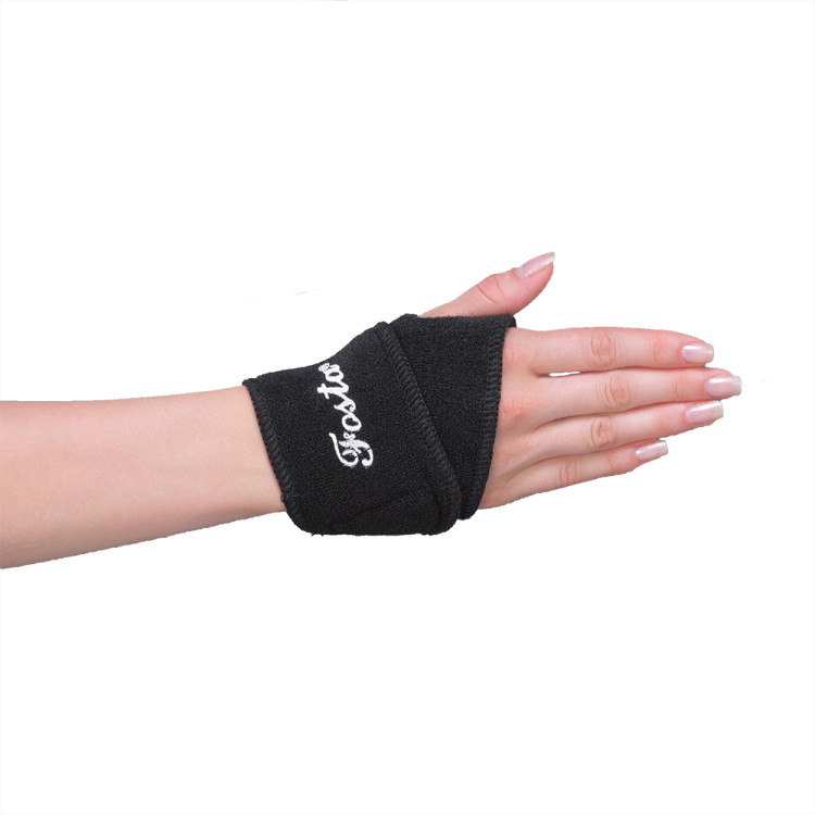 Ортез лучезапястный FOSTA с застежкой велкра, уменьшение болевого синдрома, универсальный, черный, OPT F3103