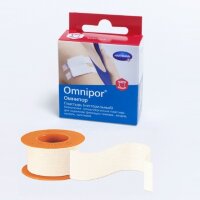 Пластырь Омнипор (Omnipor) фиксирующий из нетканого для пациентов с чувствительной кожей,с еврохолдером 2.5см х9.2м, 900425