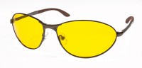 Очки поляризационные Cafa France унисекс, для езды в условиях плохой видимости, от усталости глаз, желт линза, CF8199Y