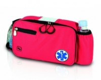 Сумка первой помощи на пояс RullerS EB145 спортивная аптечка с большим внутренним отсеком и карманами, красная