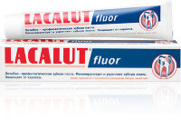 Паста зубная Лакалют / Lacalut fluor, удаляет зубной налет, ослабляет воспаление десен, защищает, объем 50мл