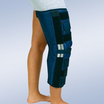 Шина Orliman на колено для фиксации под углом 0 или 20гр, альтернатива гипсу, высота 50 см, IR-5001 (IR-5002)
