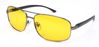 Очки поляризационные Cafa France унисекс, с защитой глаз от ультрафиолета и бликов, желтая линза, CF632Y