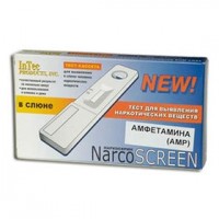 Тест-кассета НаркоСкрин (Narcoscreen) для выявления 5-и видов наркотиков по слюне, 1шт