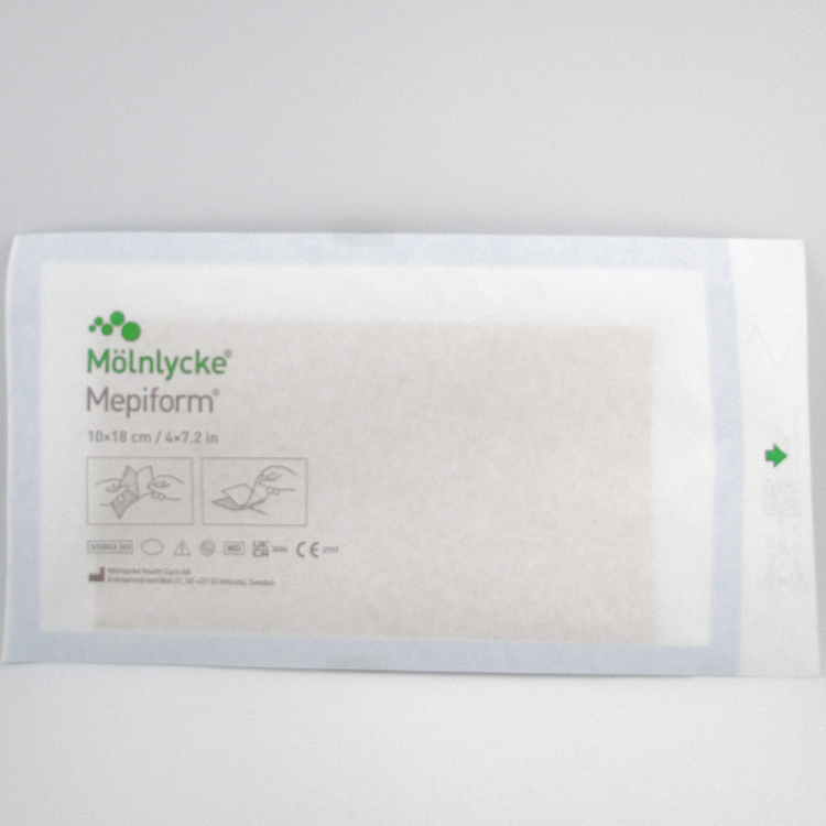 Пластырь Mepiform (Мепиформ) 10х18см, силиконовый от рубцов самоклеящийся, 293400 (293800)