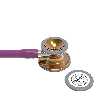 Стетоскоп Littmann Cardiology IV с сливовой трубкой, длиной 69 см, акустическая головка цвета меди, 6181