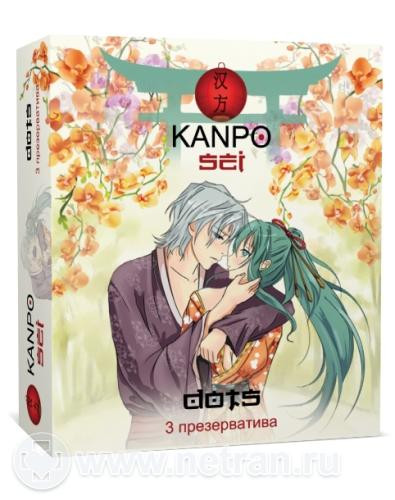 KANPO hogo Гель-смазка с феромонами 50мл + KANPO SEI dots Презервативы с точками 3шт