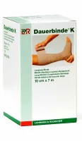 Бинт эластичный Dauerbinde K (Дауэрбинде К) большой растяжимости 10см х7м, 105900