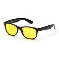 Очки для вождения SP Glasses Luxury со светофильтром полнооправные для улучшения видимости в ночное время, черные, AD021