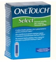 Тест-полоски для глюкометра OneTouch Select для измерения уровня глюкозы, время анализа 5 секунд, 25 штук