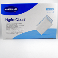 Повязка гидроактивная HydroClean (Гидроклин) 10х17см, с раствором Рингера и антисептиком, 609232