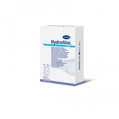 Повязка Hydrofilm Plus (Гидрофилм Плюс) пленочная с впитывающей подушечкой, размер 9х15см в упаковке 25шт, 685775