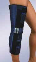 Шина на колено Orliman вместо гипса после операций на менисках или на коленном суставе, высота 70см, IR-7001 (IR-7002)