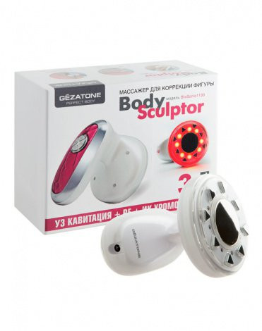 Массажер антицеллюлитный RF и ультразвук Gezatone BioSonic 1130, уменьшает объемы и жировые отложения, коррекция тела