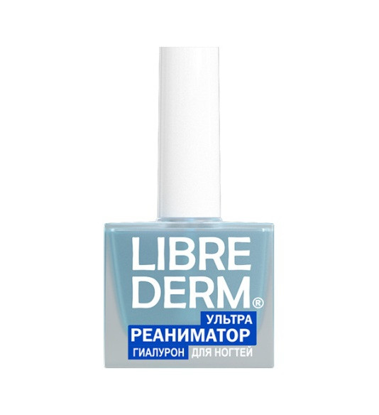 Лак для ногтей Либридерм / Librederm, реаниматор с гиалуроном для поврежденных и расслоившихся ногтей, 10 мл