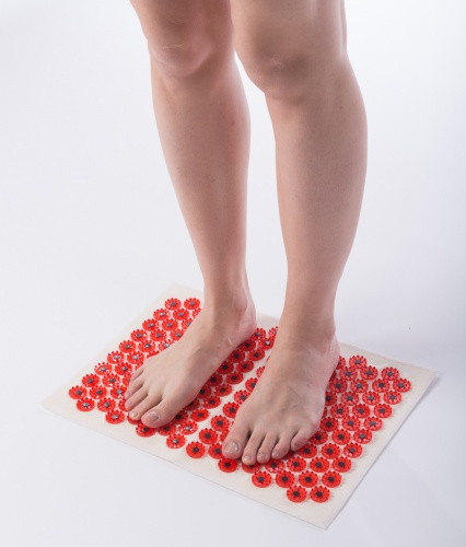 Тибетский иппликатор большой массажный коврик магнитный, размер 28 на ...