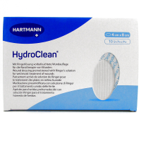 Повязка гидроактивная HydroClean (Гидроклин)  4х8см, с раствором Рингера и антисептиком, 609222