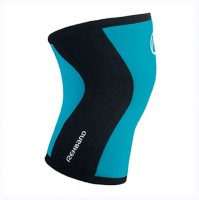 Бандаж на коленный сустав Rehband RX Turquoise спортивный для профилактики перегрузок, голубой, 7751RX
