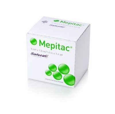 Пластырь Mepitac (Мепитак) фиксирующий для пациентов с чувствительной кожей, можно клеить повторно, 2х300см, 298300