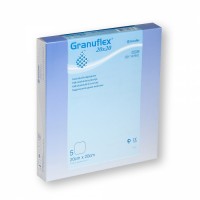 Повязка Грануфлекс (Granuflex) гидроколлоидная стерильная для экссудативных ран 20х20см, 187662