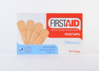 Ферстэйд (firstaid) пластырь влагостойкий воздухопроницаемый 1,9х7,2см 20шт