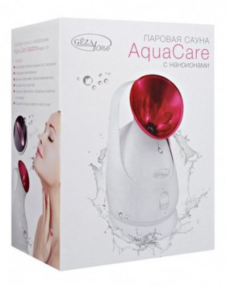 Сауна паровая для лица с наноионами Gezatone Aqua Care, демакияж, глубокое очищение от загрязнений, увлажнение, 105i