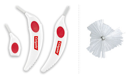 Ершики межзубные набор Колгейт / Colgate, удаляют зубной налет, защищают эмаль от кариеса, размер 2, 4, 5 мм