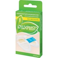 Лейкопластыри медицинские LUXPLAST НА МОЗОЛЬ гидроколлоидные, на полимерной основе, прозрачные 5 шт