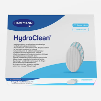 Повязка гидроактивная HydroClean (Гидроклин) 8х14см, с раствором Рингера и антисептиком, 609230