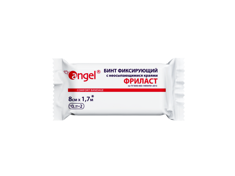 Бинт Фриласт Angel для фиксации повязок, эластичный, длина 1.7м
