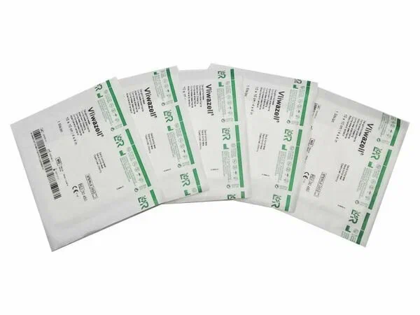 Повязка Фливацель (Vliwazell) абсорбирующая, для ран с высокой экссудацией, стерильная, 20х20см, 30шт, 30454