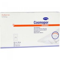 Повязка Космопор Адванс (Cosmopor Advance) послеоперационная стерильная самоклеящаяся 15х8см 25шт, 901014