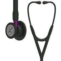 Стетоскоп Littmann Cardiology IV с черной трубкой, длиной 69 см, акустическая головка черная, стебель фиолетовый, 6203