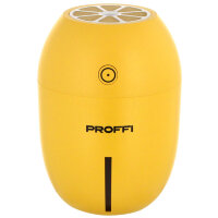 Воздухоувлажнитель Proffi Цитрус PH8750 ультразвуковой с корпусом в виде лимона, можно использовать как ночник