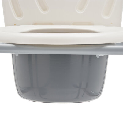 Кресло-туалет Armed FS693 коляска с санитарным оснащением (с колесами и комплектом ножек), сиденье и емкость съемные