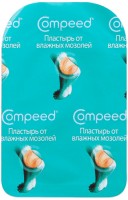 Пластырь от влажных мозолей на ногах Compeed / Компид, плотно прилегает к коже, уменьшает трение, размер средний, 1шт