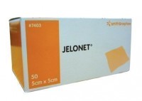 Повязка мазевая Jelonet марлевая на основе парафина, не прилипает к ране, 5х5см, 50шт, 7403