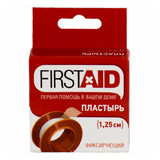 Пластырь медицинский Firstaid фиксирующий, незаметен на коже, для закрепления повязок, катетеров, размер 2,5 х 500см