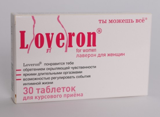 Лаверон увеличивает сексуальную восприимчивость, усиливает чувственность, 250мг, 30шт